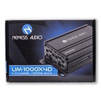 UM-1000X4D 1000W Max 4-Channel Class D Amplifier