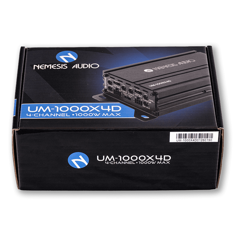 UM-1000X4D 1000W Max 4-Channel Class D Amplifier