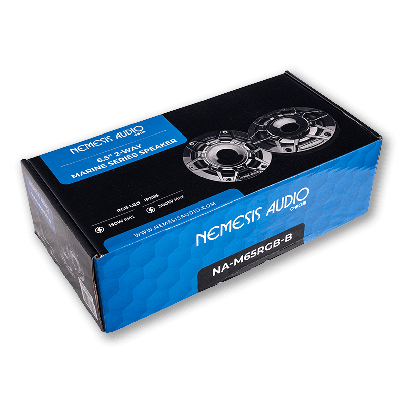 NA-M65RGB-B 6.5 Inch RGB Marine Speaker