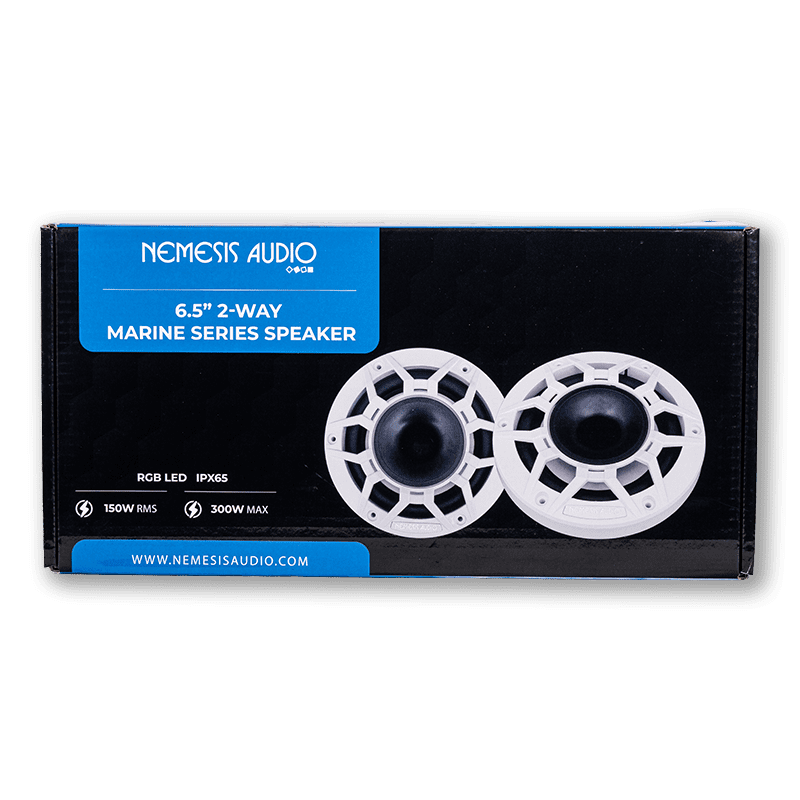 NA-M65RGB-W 6.5 Inch RGB Marine Speaker