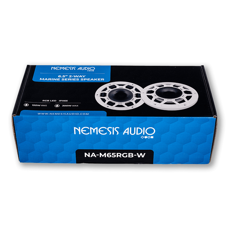 NA-M65RGB-W 6.5 Inch RGB Marine Speaker