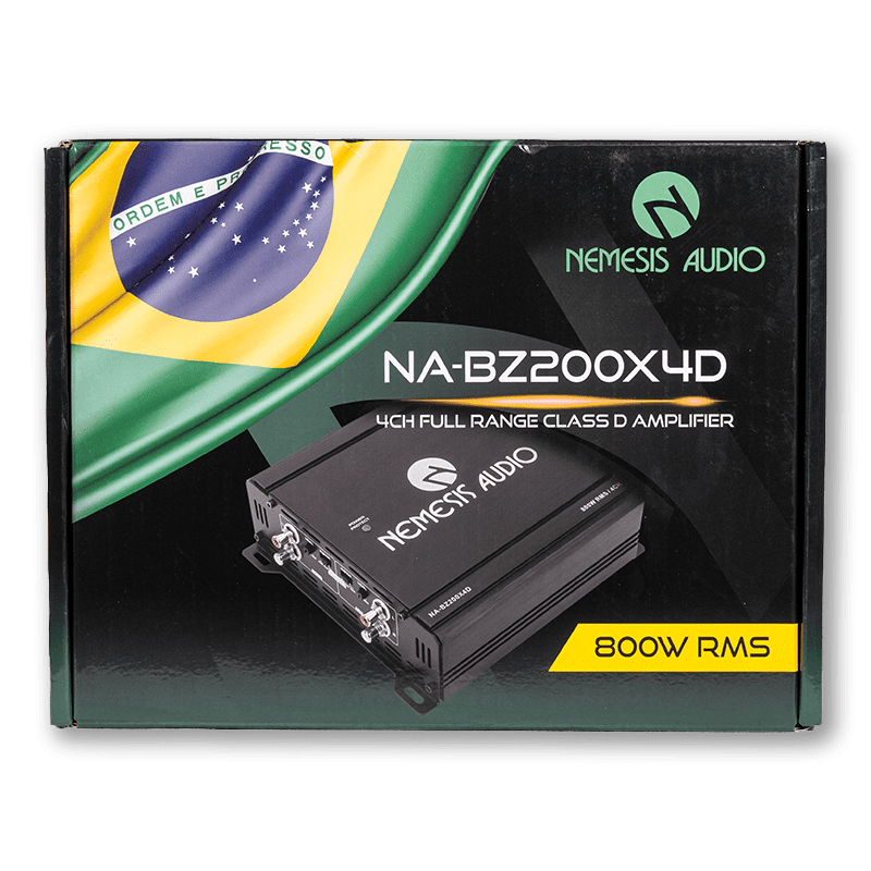 Nemesis Audio NA-BZ200X4D 4-Channel Full Range Class D Amplifier