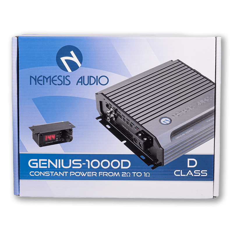GENIUS-1000D 1000W RMS Constant Power Class D Amplifier