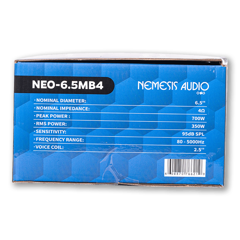 Nemesis Audio NA-6.5MB4 6.5-Inch Midbass Speaker