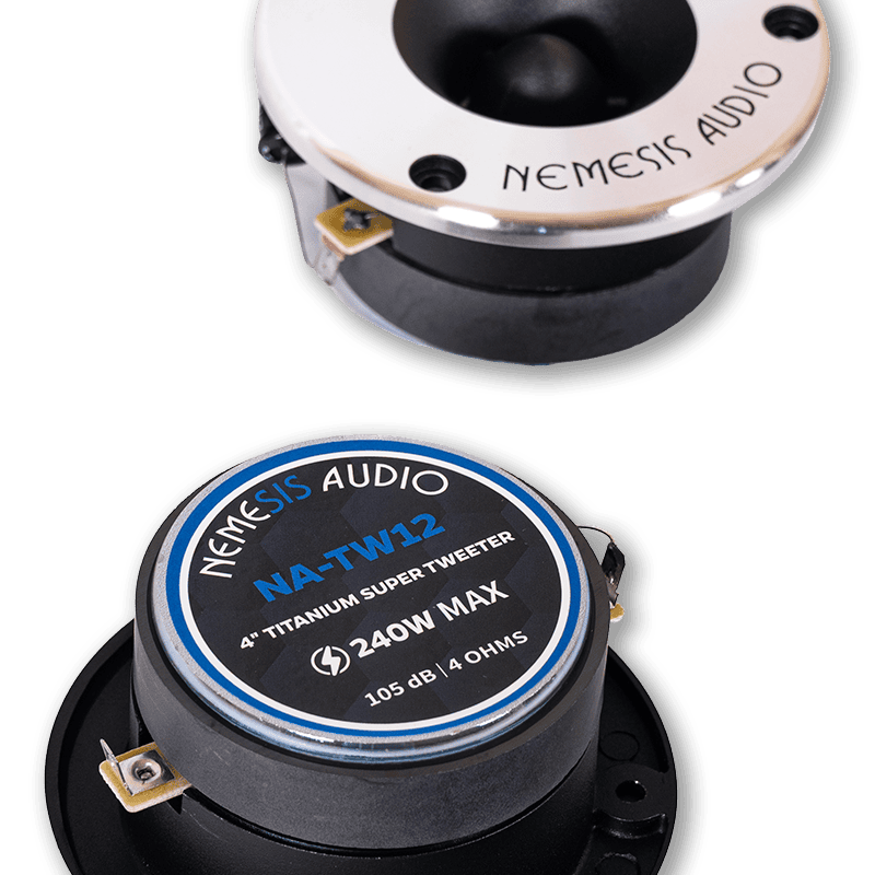 Nemesis Audio NA-TW12 4-Inch Titanium Super Tweeter Pair