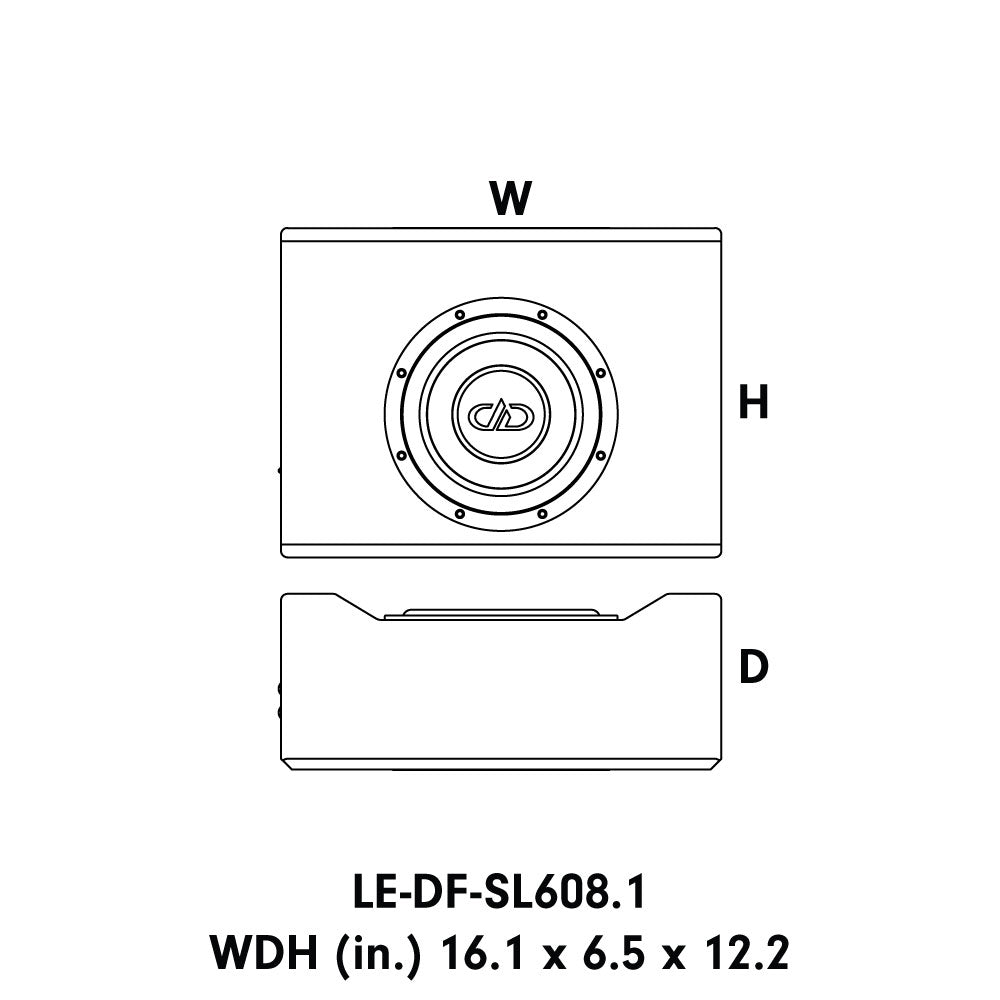 LE-DF-SL600 Downfire Enclosures
