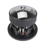 Sundown Audio 8-inch subwoofer top view with black housing and label