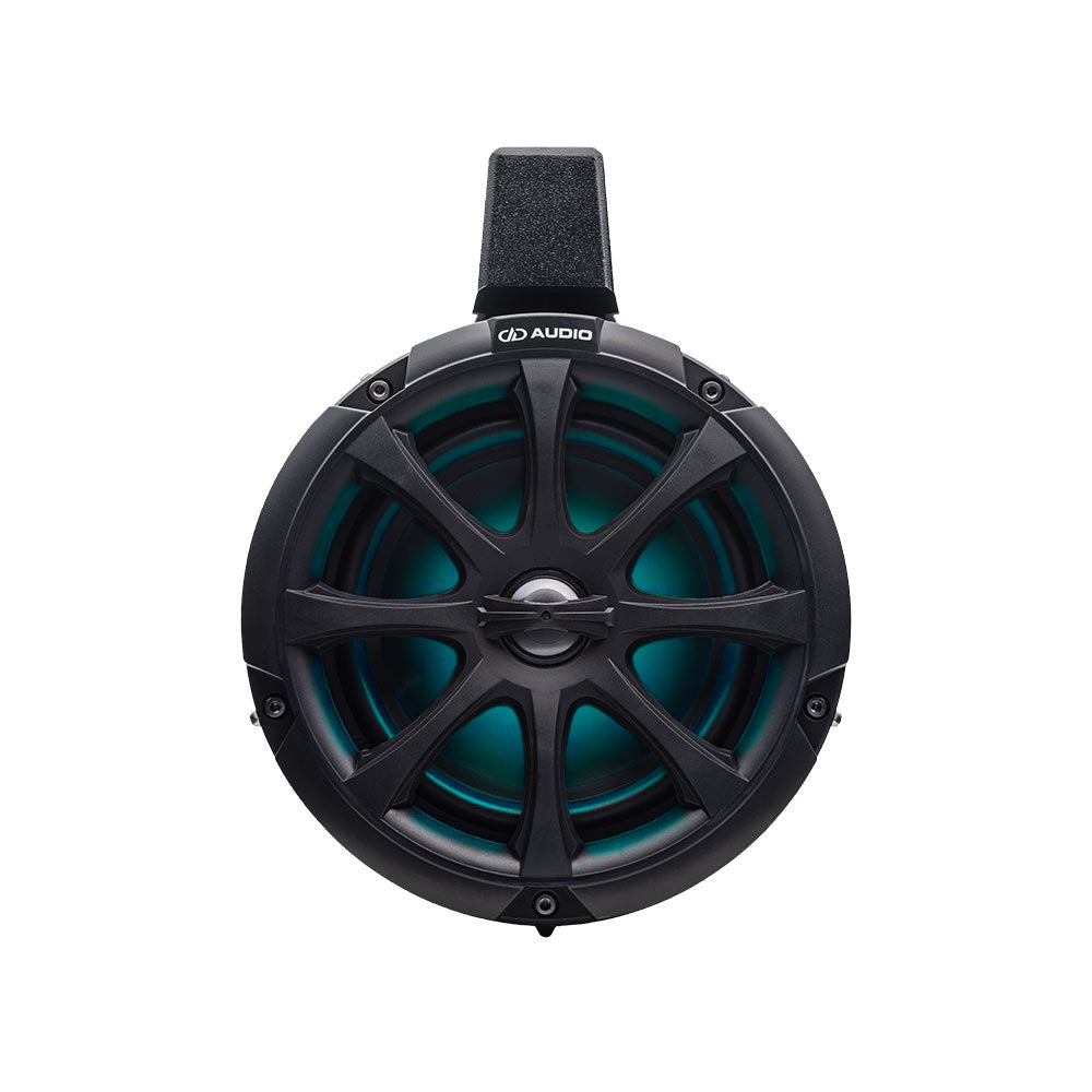 MCA-106b 6.5" Marine Can Speakers with Amp and LED (pair)