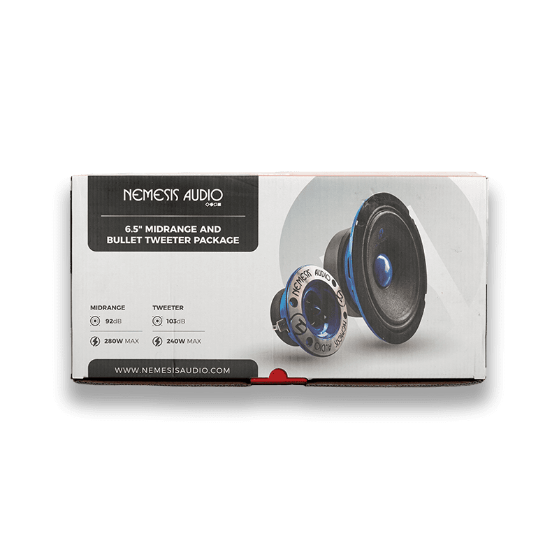 Nemesis Audio NA-6.5MRPK 6.5" High-Output Midrange and Bullet Tweeter Package