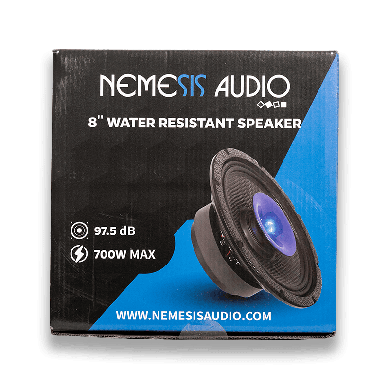 Nemesis Audio CXH-8WTR 8" Water Resistant Pro Audio Midrange Speaker – 700W Max