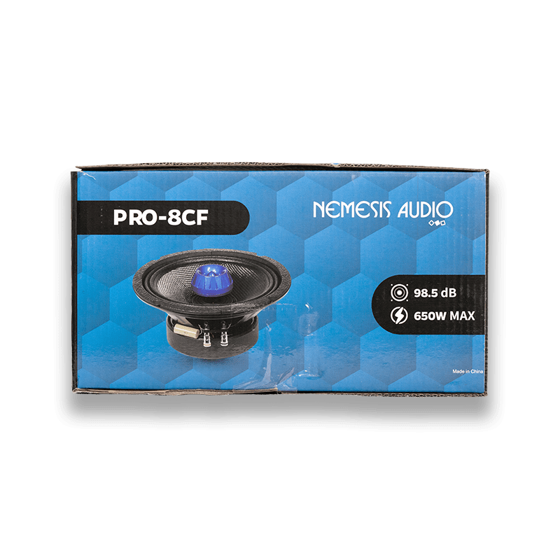 Nemesis Audio PRO-8CF 8" Water Resistant Pro Audio Midrange Speaker – 650W Max