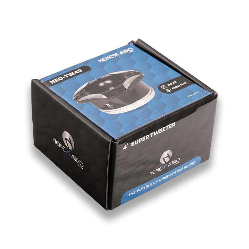 Nemesis Audio NEO-TW49 4" Neodymium High-Efficiency Bullet Tweeter – 550W Max – 4 Ohm