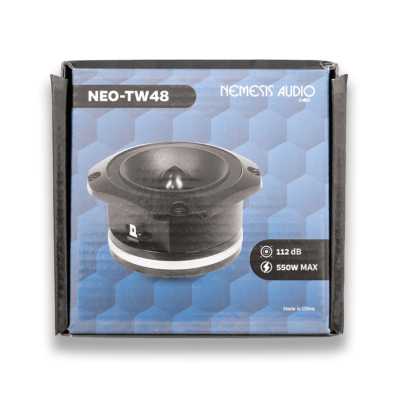 Nemesis Audio NEO-TW48 4" Neodymium High-Efficiency Bullet Tweeter – 550W Max – 8 Ohm