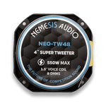 Nemesis Audio NEO-TW48 4" Neodymium High-Efficiency Bullet Tweeter – 550W Max – 8 Ohm