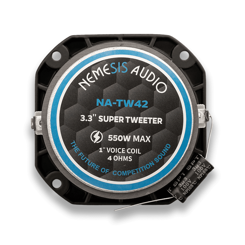 Nemesis Audio NA-TW42 3.3" High-Efficiency Pro Audio Bullet Tweeter – 550W Max