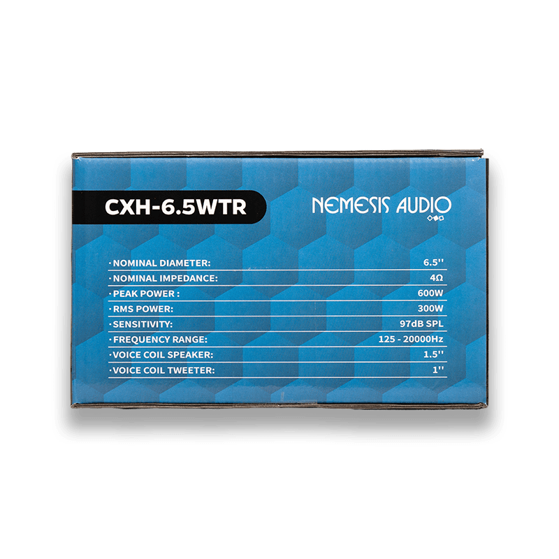 Nemesis Audio CXH-6.5WTR 6.5" Water Resistant Pro Audio Midrange Speaker – 600W Max