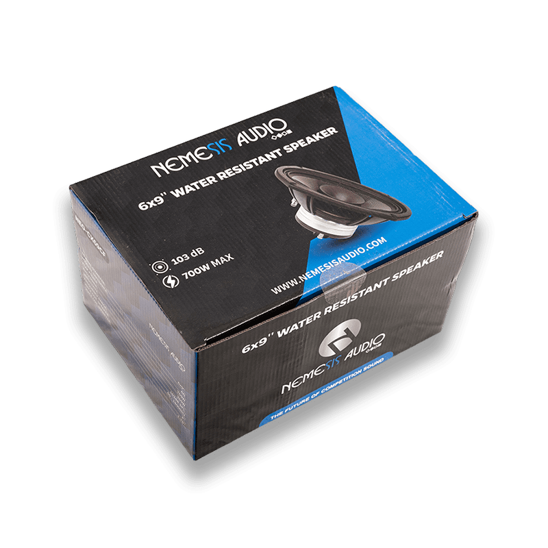 Nemesis Audio NEO-CX69CF 6x9" Water Resistant Neodymium Coaxial Midrange Speaker – 700W Max