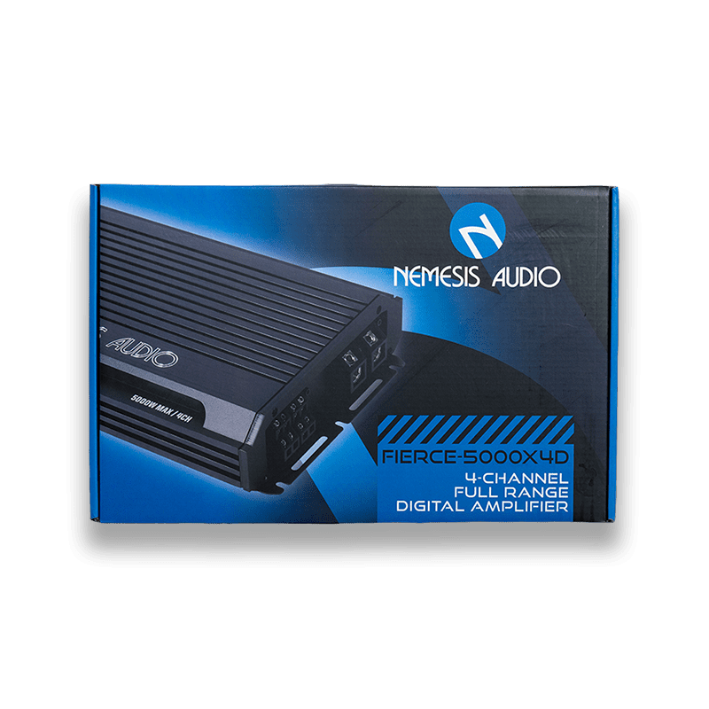 Nemesis Audio FIERCE-5000X4D 5000W Max 4-Channel High-Efficiency Digital Amplifier
