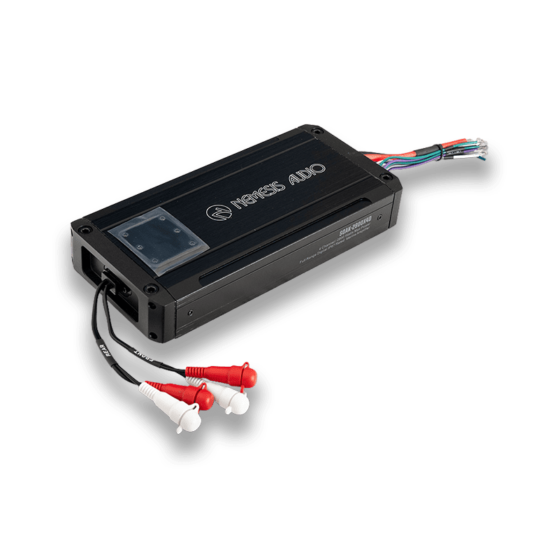 Nemesis Audio SOAK-2800X4D IP67 Waterproof 4-Channel Marine Amplifier – 2800W Max