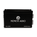 Car audio amplifier NA-2KM front panel with branding and 2000W max marking