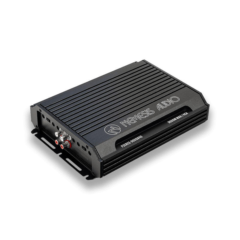 Nemesis Audio FIERCE-3000X4D 3000W Max 4-Channel High-Efficiency Digital Amplifier
