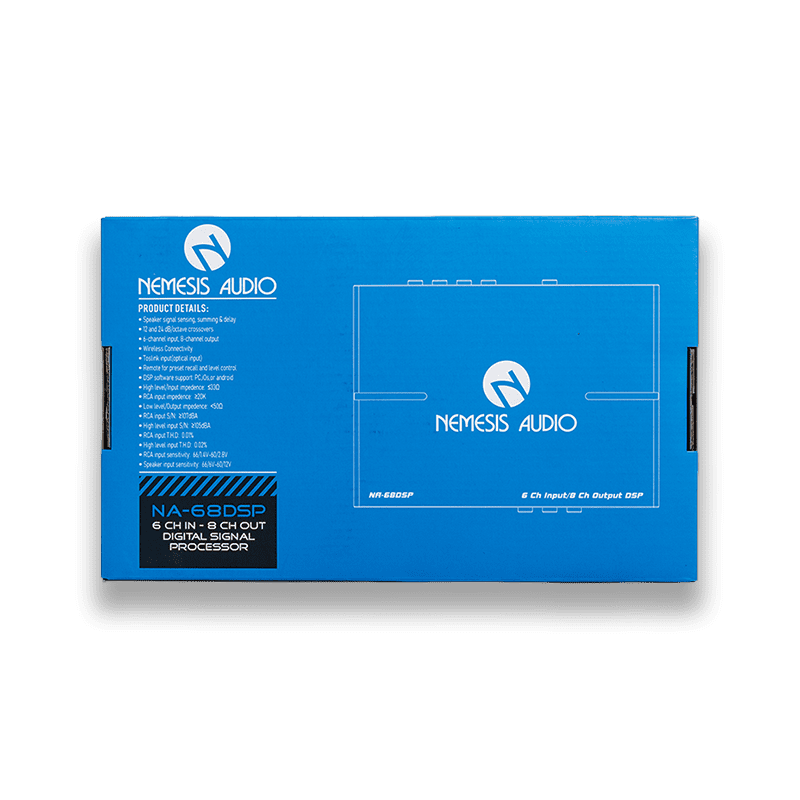Nemesis Audio NA-68DSP 6-Input / 8-Output High-Resolution Digital Signal Processor