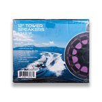 Nemesis Audio WAKE-12 12" Horn Loaded Marine Tower Speakers with RGB Lighting – 1200W Max