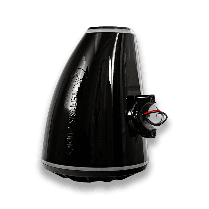 Nemesis Audio WAKE-12 12" Horn Loaded Marine Tower Speakers with RGB Lighting – 1200W Max