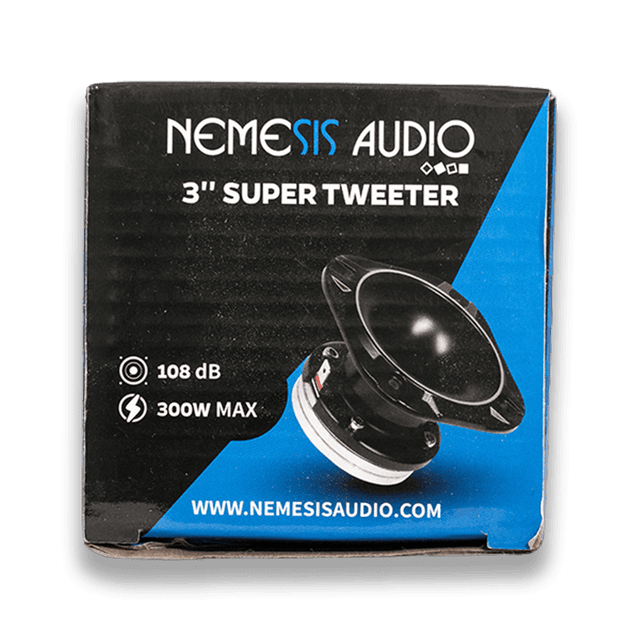 Nemesis Audio NEO-TW1 3" Neodymium High-Efficiency Bullet Tweeter – 300W Max