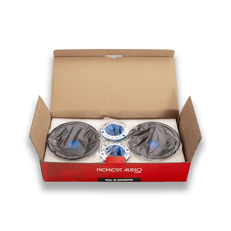 Nemesis Audio NA-6.5MRPK 6.5" High-Output Midrange and Bullet Tweeter Package