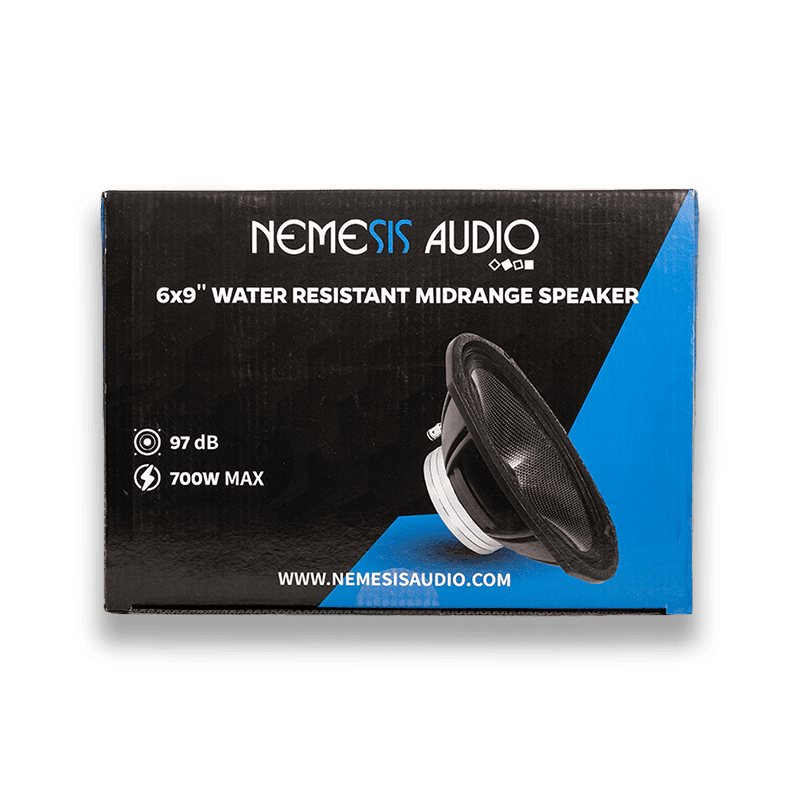 Nemesis Audio NEO-MR69CF 6x9" Water Resistant Neodymium Midrange Speaker – 700W Max
