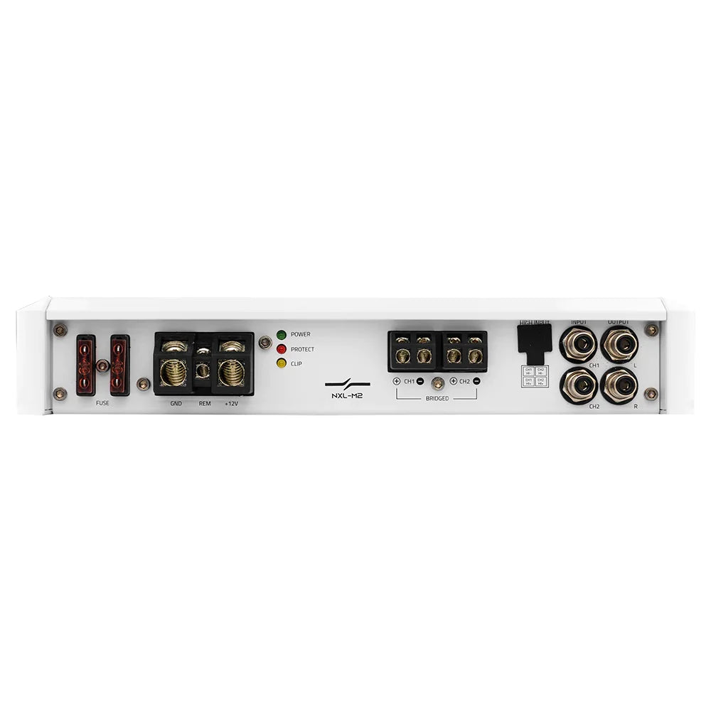 DS18 NXL-M2 NXL 2-Channel Full-Range Class D IP55 Marine Amplifier | 2 x 250W RMS @ 4-Ohm