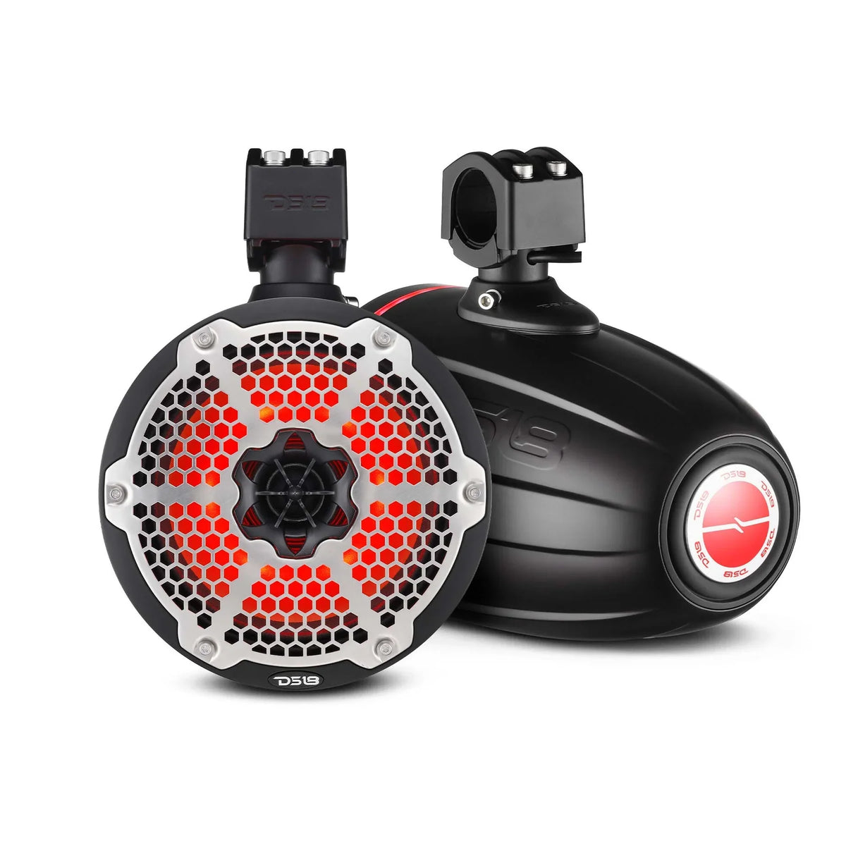 DS18 NXL-X8TPNEO/BK 8" 180W RMS Neodymium Marine and Powersports Towers (Pair)