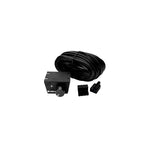 Accessory cable harness with connectors for line-out converter, black leads