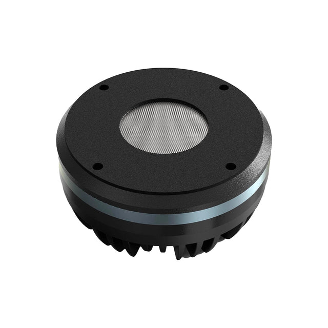 3-inch black speaker compression driver cone with central mesh diaphragm