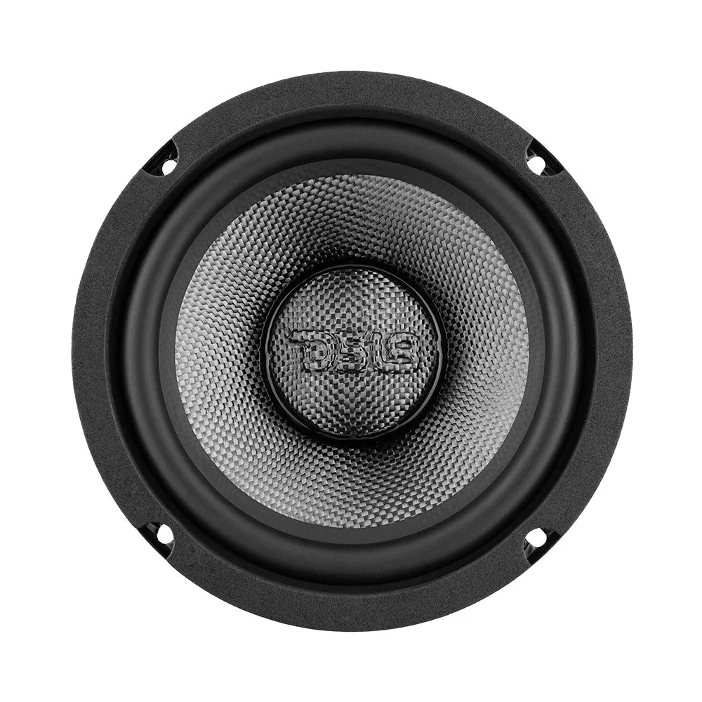 DS18 PRO-CF6.4NR 6.5" 250W RMS Neodymium Carbon Fiber Water Resistant Cone Midbass Speaker (Single)