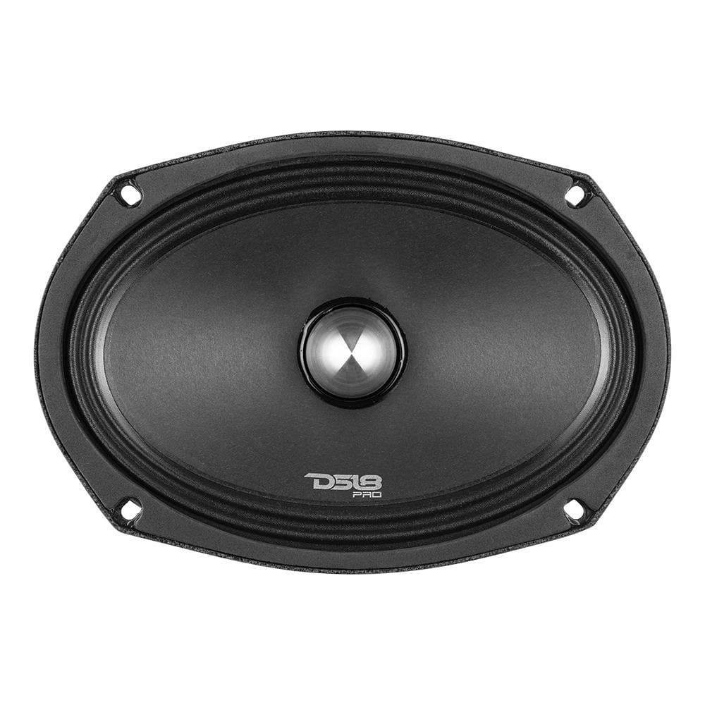 DS18 PRO-FR69NEO 6x9" 250W RMS Neodymium Bullet Midrange Speaker 4-Ohm (Single)