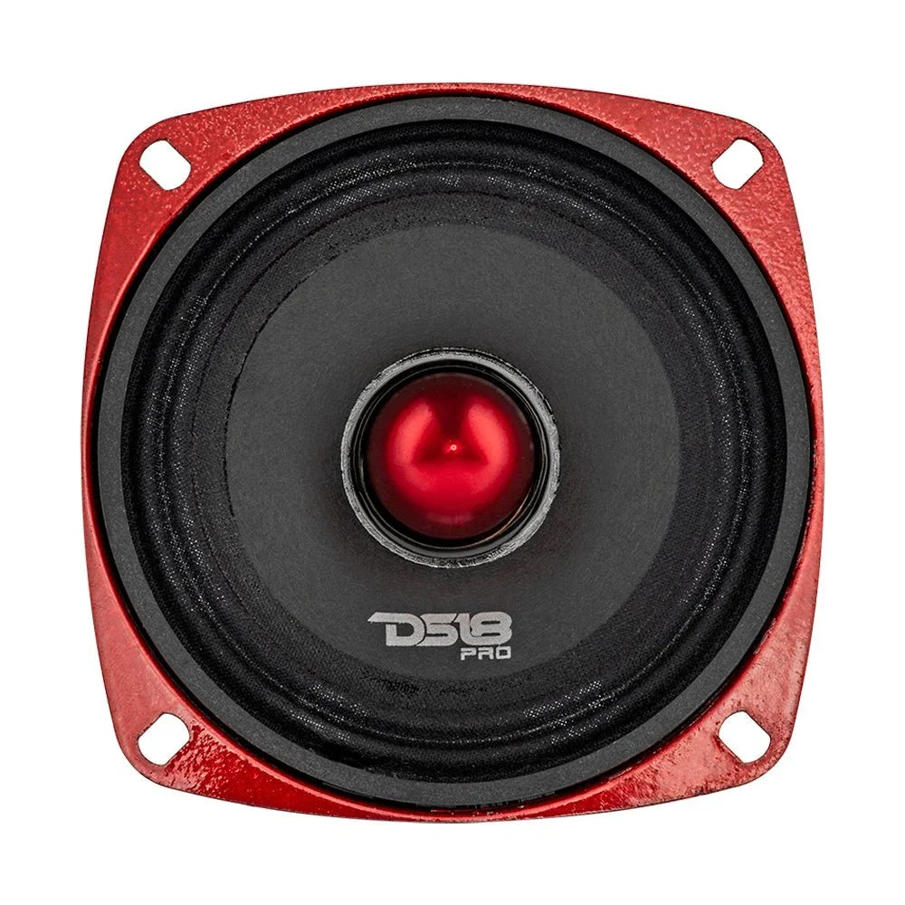 DS18 PRO-X4.4BMSL 4" 100W RMS Shallow Midrange Bullet Speaker (Single)