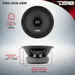 DS18 PRO-ZXI6.4BM 6.5" 300W RMS Neodymium/Ferrite Midrange Bullet Speaker (Single)