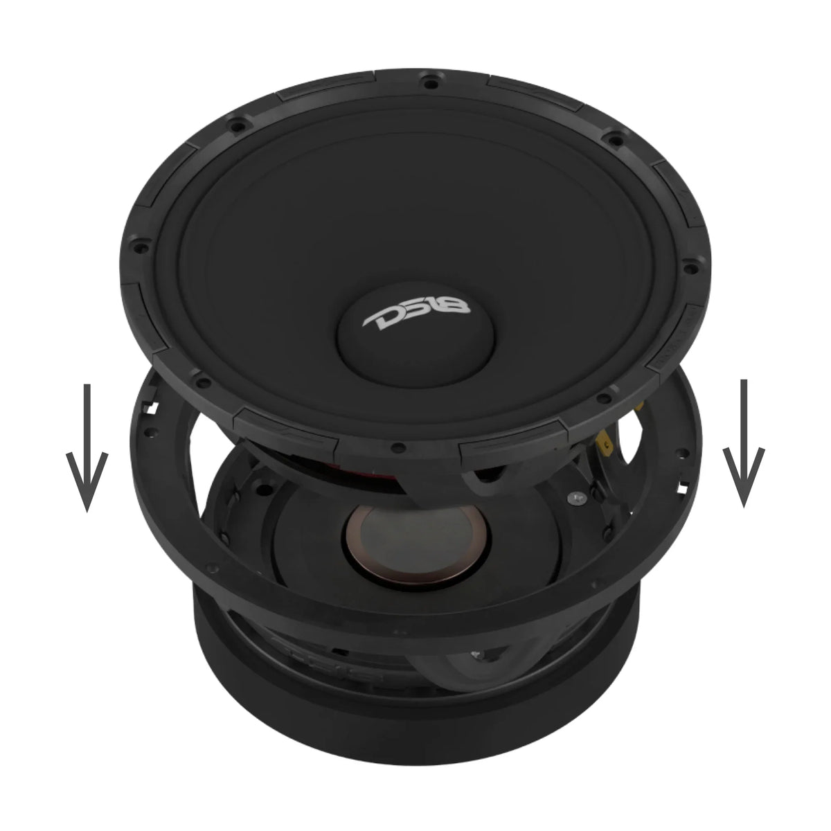 DS18 PROJECT 360 | 6.5" 300W RMS Midrange Speaker (Single)