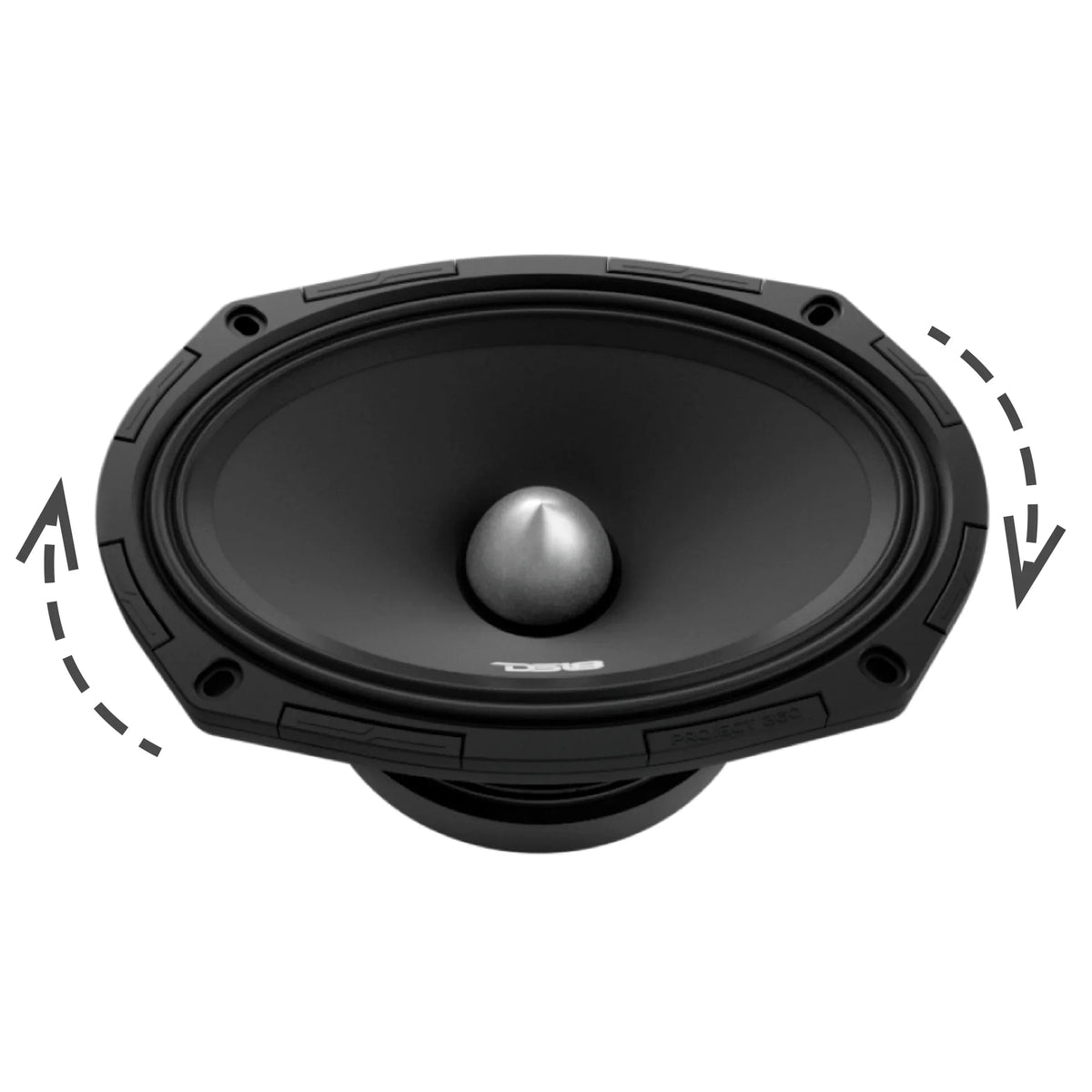 DS18 PROJECT 360 | 6"x9" 300W RMS Midrange Speaker w/ Bullet (Single)