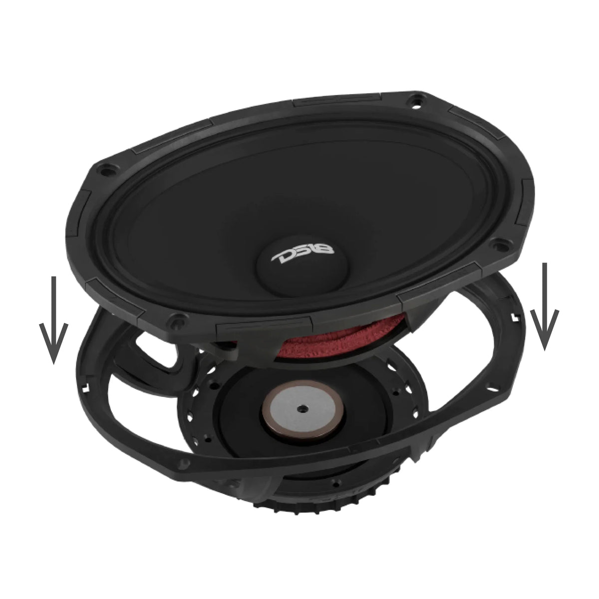 DS18 PROJECT 360 NEO | 6x9" 350W RMS Neodymium Midrange Speaker (Single)