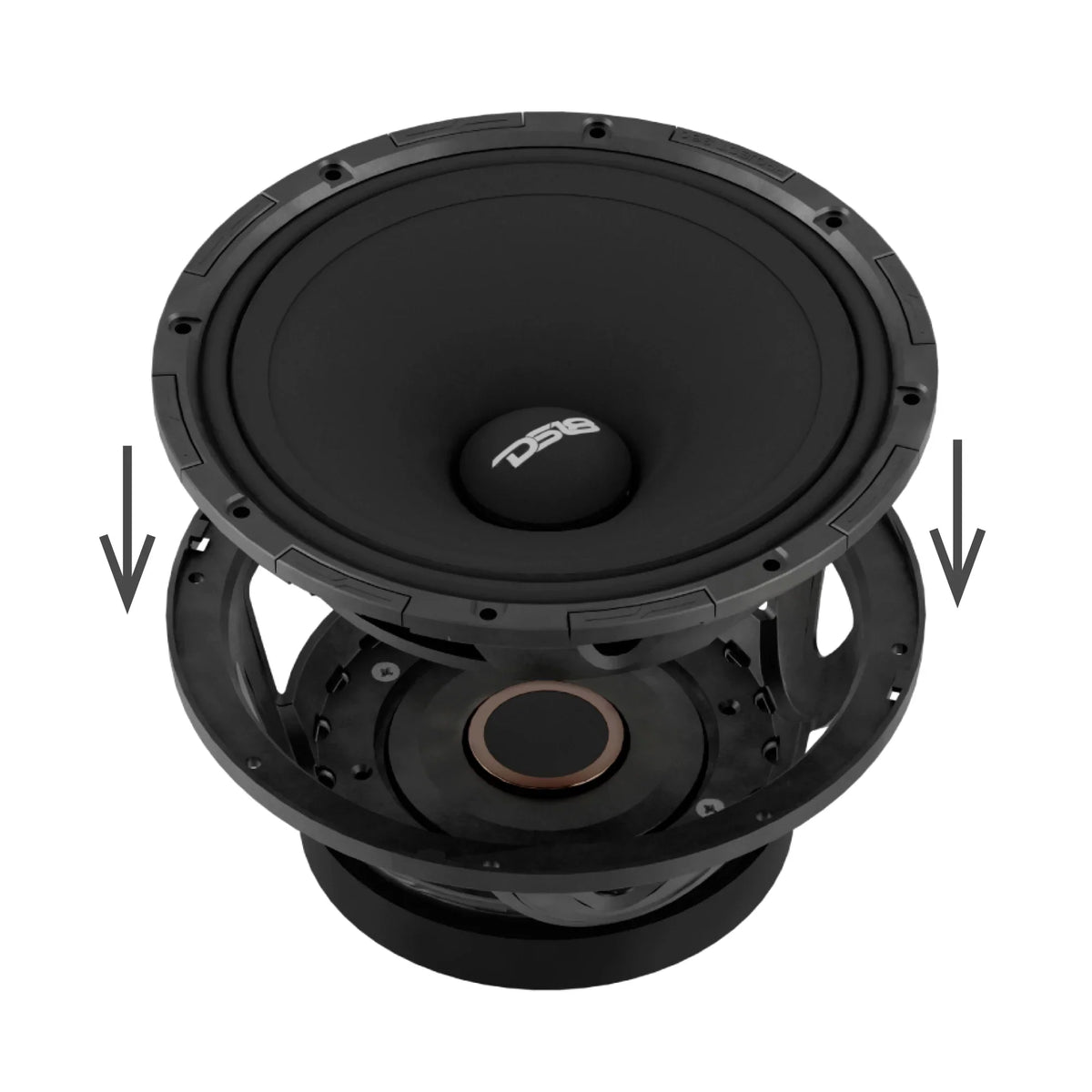 DS18 PROJECT 360 | 8" 300W RMS Midrange Speaker (Single)