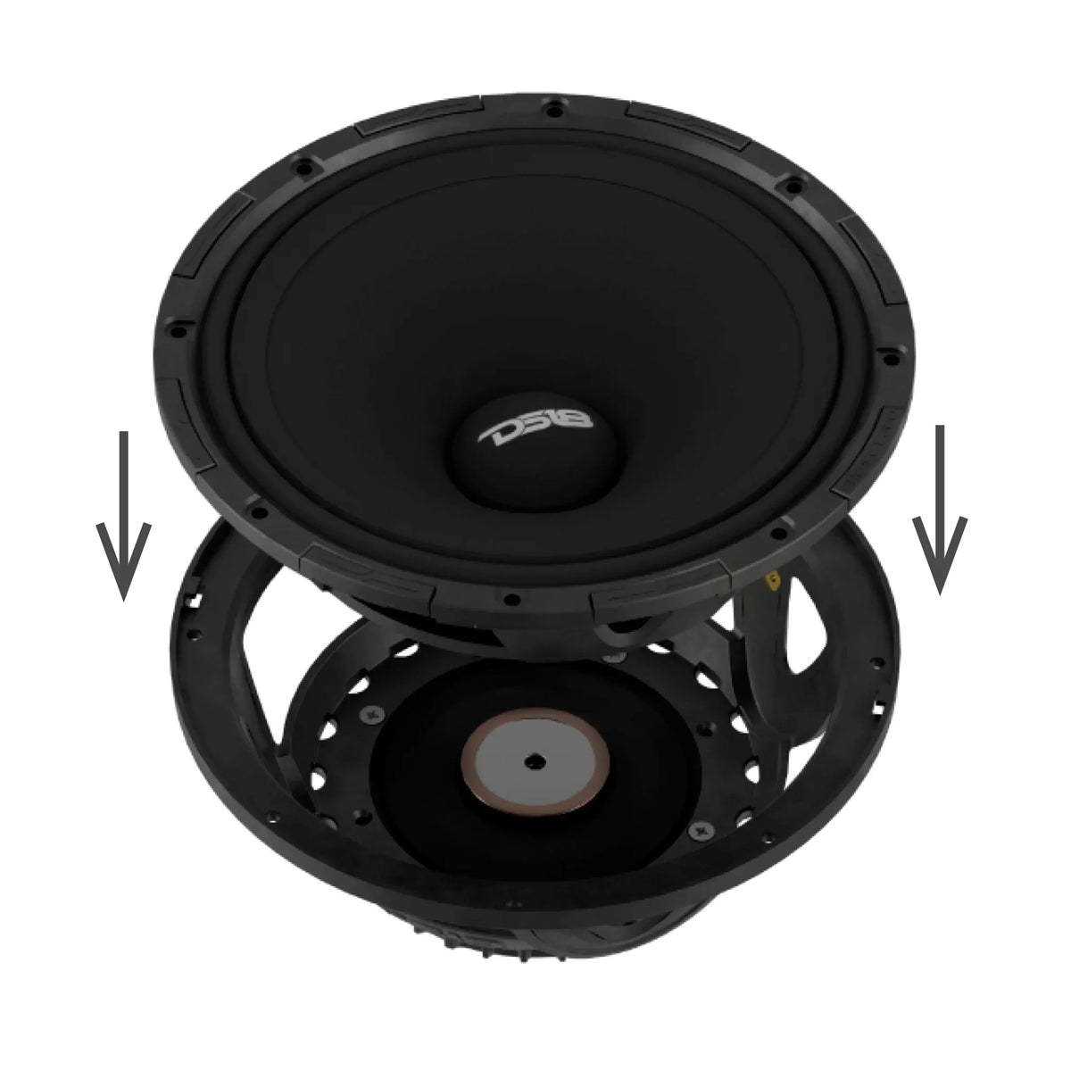 DS18 PROJECT 360 NEO | 8" 350W RMS Neodymium Midrange Speaker (Single)