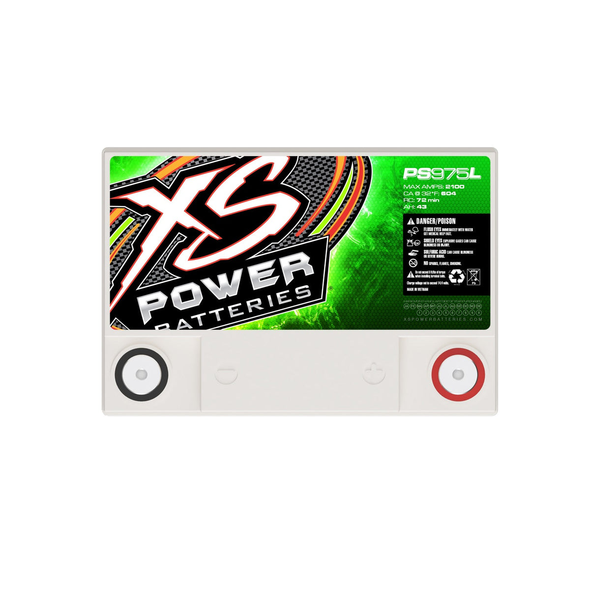 XS Power PS975L 12V AGM Powersports Battery