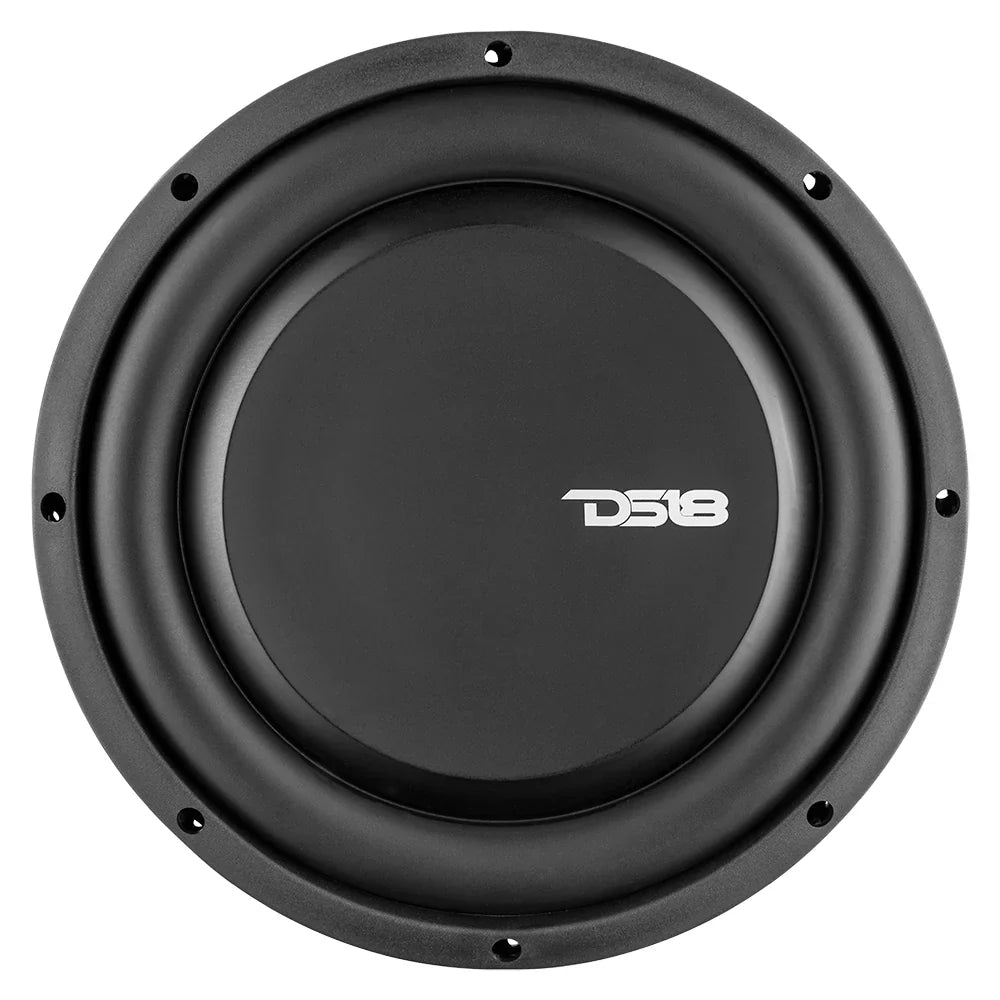 DS18 PSW10.4D 10" 500W RMS Water Resistant Shallow Subwoofer DVC