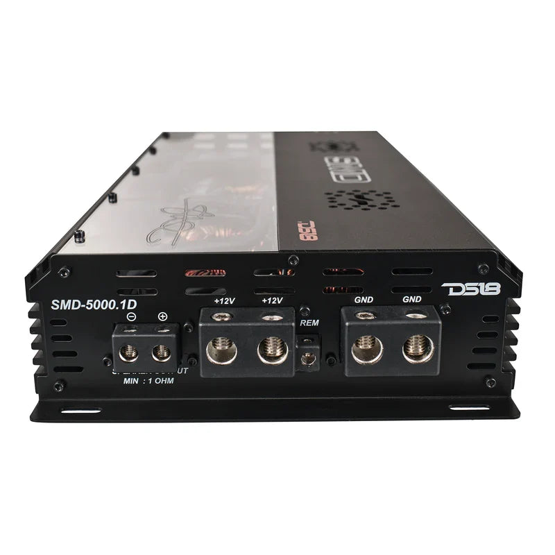 DS18 SMD-5000.1D 5000W RMS Class D Monoblock Amplifier Made In Korea