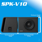 AudioControl Spike Series 8"/10"/12" Vented Subwoofer Enclosure