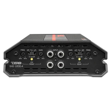 DS18 SXE-1200.4 Class A/B 4-Channel Full-Range Car Amplifier