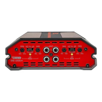 DS18 SXE-1200.4 Class A/B 4-Channel Full-Range Car Amplifier